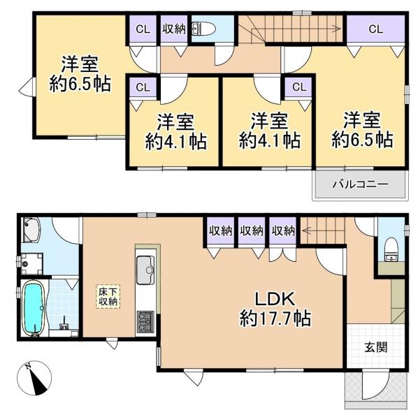 新築戸建 練馬区三原台３丁目 西武池袋線石神井公園駅 5,980万円