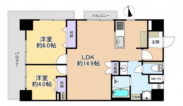 中古マンション 練馬区関町北１丁目 西武新宿線武蔵関駅 3,380万円