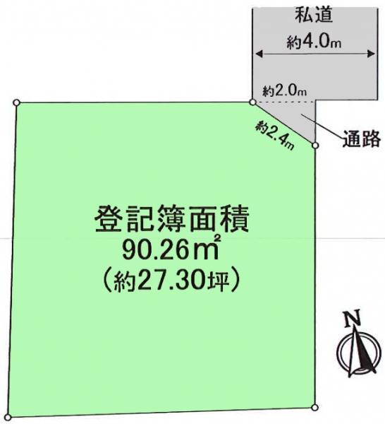 土地 練馬区石神井台３丁目 西武池袋線石神井公園駅 4,500万円