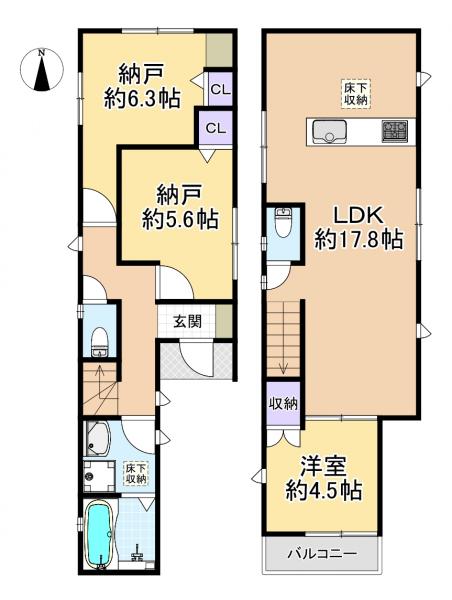 新築戸建 練馬区羽沢２丁目 西武有楽町線新桜台駅 7,780万円