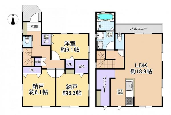 新築戸建 西東京市保谷町３丁目 西武新宿線西武柳沢駅 5,980万円