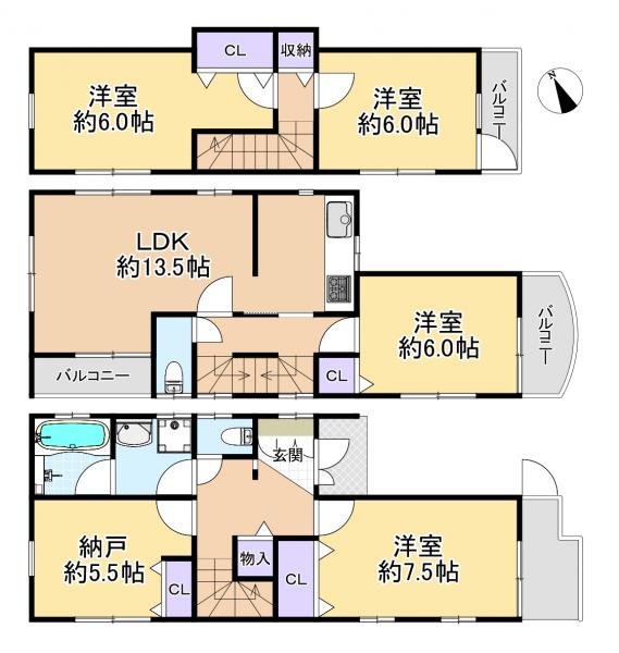 中古戸建・中古住宅 練馬区春日町１丁目 都営大江戸線練馬春日町駅 6,999万円