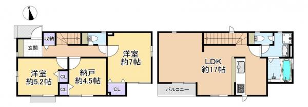 中古戸建 練馬区南大泉３丁目 西武池袋線保谷駅 5,980万円