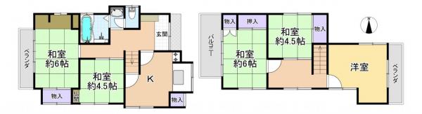 中古戸建 練馬区大泉学園町１丁目 西武池袋線大泉学園駅 3,680万円