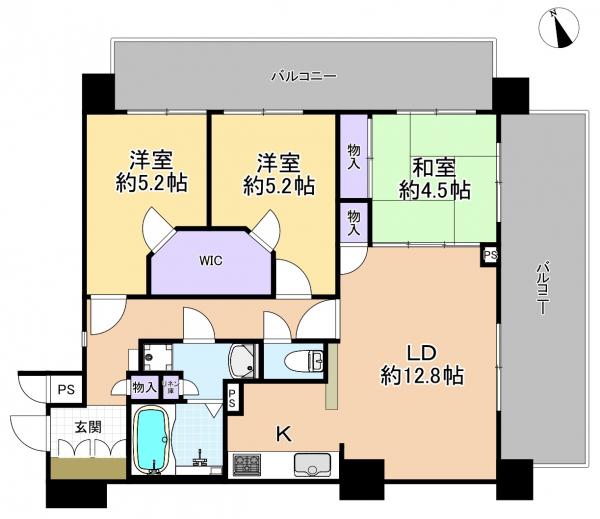 中古マンション 練馬区高野台１丁目 西武池袋線練馬高野台駅 5,480万円