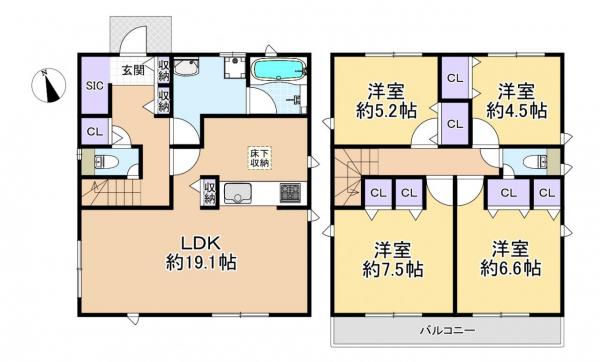 新築戸建 練馬区大泉町３丁目 西武池袋線大泉学園駅 6,280万円