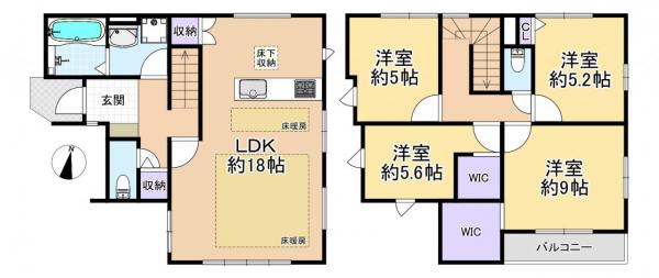 新築戸建 練馬区大泉学園町８丁目 西武池袋線大泉学園駅 6,699万円