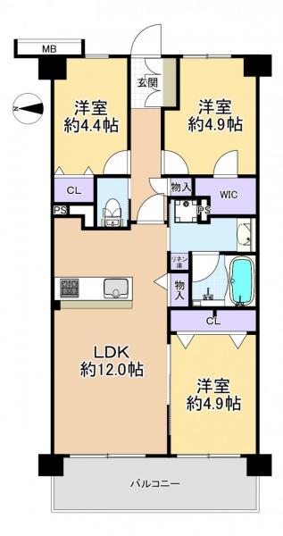 中古マンション 練馬区南田中５丁目 西武池袋線練馬高野台駅 6,299万円