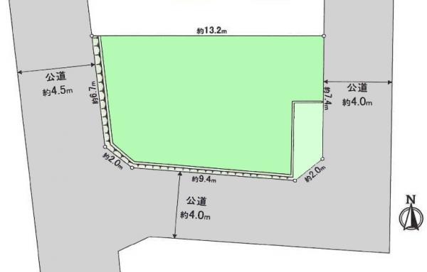 土地 練馬区大泉町２丁目 西武池袋線大泉学園駅 3,800万円