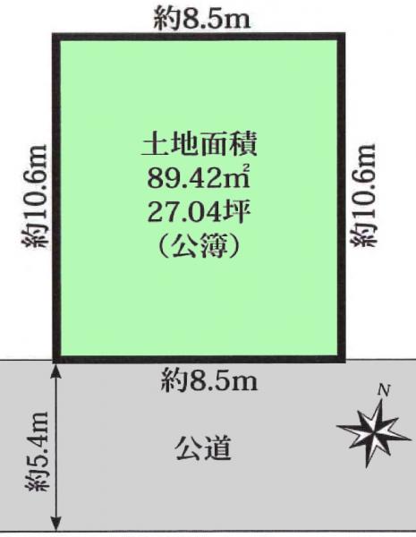 土地 練馬区大泉学園町６丁目 西武池袋線大泉学園駅 3,280万円
