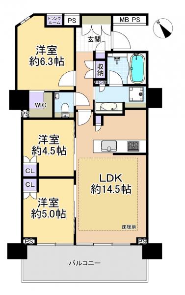 中古マンション 練馬区東大泉１丁目 西武池袋線大泉学園駅 1億3,880万円