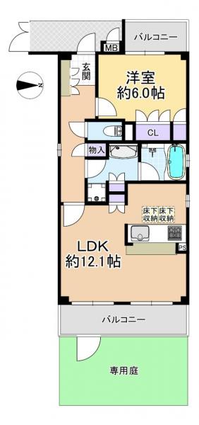 中古マンション 練馬区高野台１丁目 西武池袋線練馬高野台駅 3,580万円