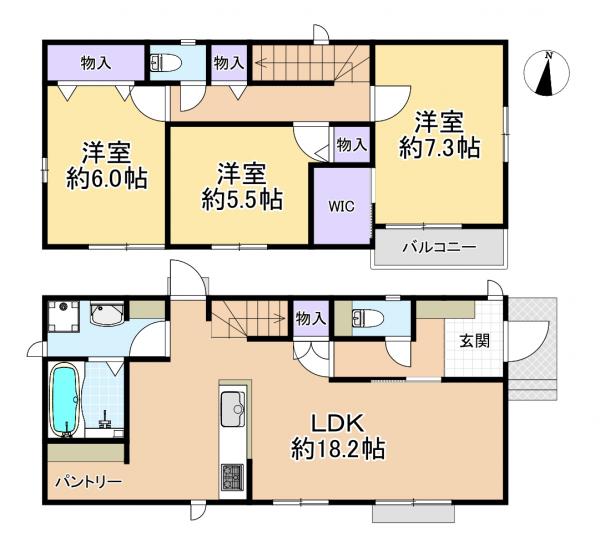 新築戸建 練馬区大泉学園町８丁目 西武池袋線大泉学園駅 6,190万円