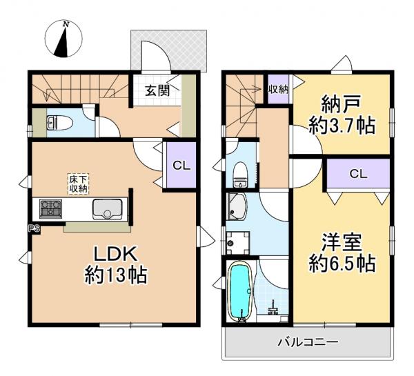 新築戸建 練馬区大泉学園町２丁目 西武池袋線大泉学園駅 5,480万円