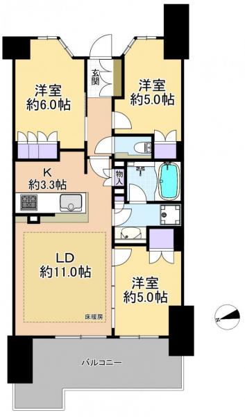 中古マンション 練馬区東大泉２丁目 西武池袋線大泉学園駅 7,150万円