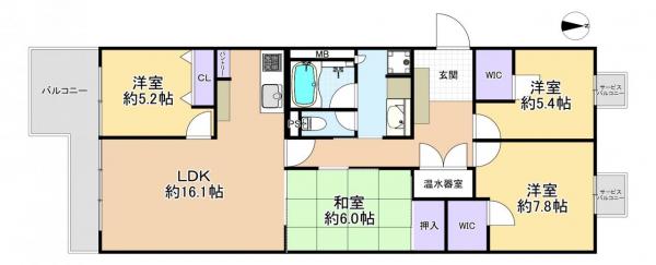 中古マンション 練馬区石神井台１丁目 西武新宿線上石神井駅 5,290万円