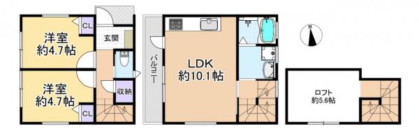 新築戸建 練馬区南大泉４丁目 西武池袋線保谷駅 4,190万円