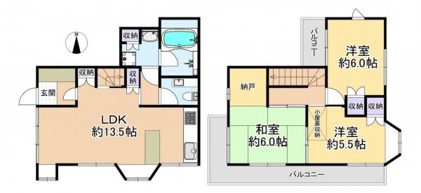 中古戸建 練馬区大泉町５丁目 西武池袋線大泉学園駅 3,980万円