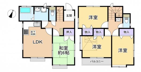 中古戸建 練馬区大泉学園町３丁目 西武池袋線大泉学園駅 4,680万円