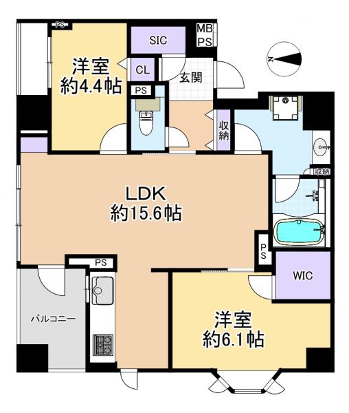中古マンション 練馬区関町北２丁目 西武新宿線武蔵関駅 6,480万円