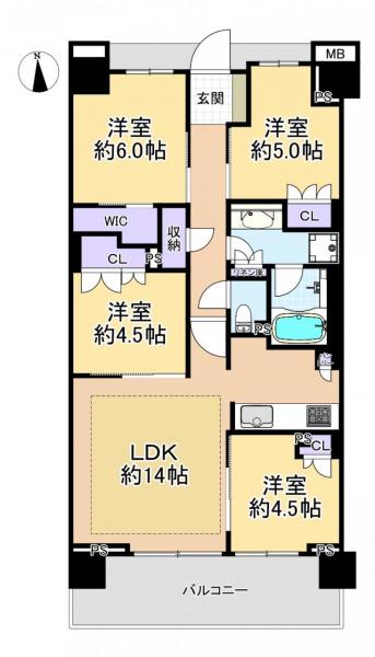 中古マンション 練馬区石神井台４丁目 西武新宿線上石神井駅 8,180万円
