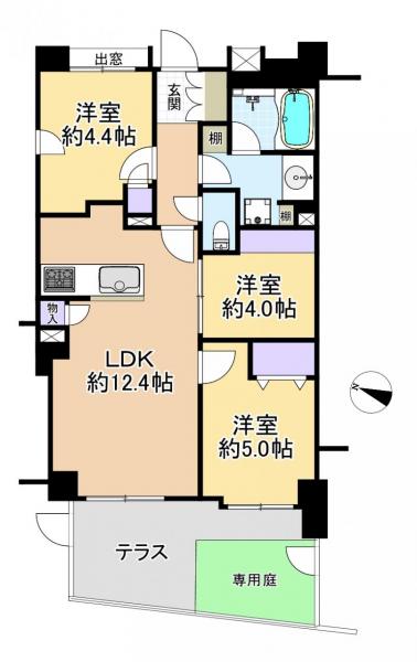 中古マンション 練馬区石神井台７丁目 西武新宿線武蔵関駅 5,080万円