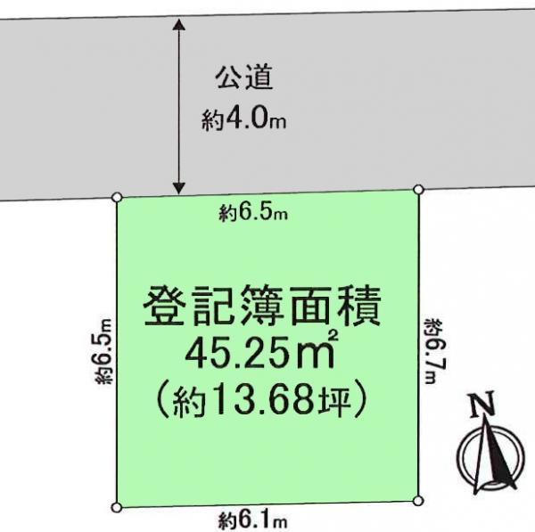 土地 練馬区大泉町５丁目 西武池袋線大泉学園駅 1,780万円
