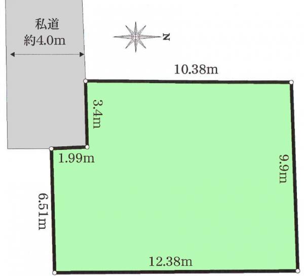 土地 練馬区大泉学園町３丁目 西武池袋線大泉学園駅 4,380万円