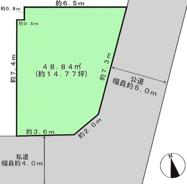 土地 練馬区東大泉７丁目 西武池袋線大泉学園駅 2,000万円