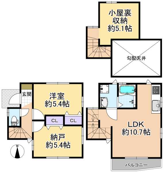 新築戸建 東京都三鷹市井口4丁目 JR中央線武蔵境駅 3680万円