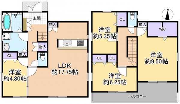 中古戸建 東京都西東京市北町4丁目 西武池袋線保谷駅 3250万円