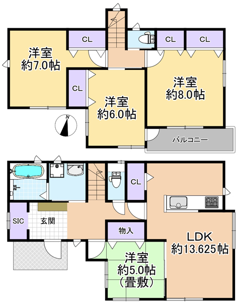 新築戸建 東京都練馬区大泉学園町7丁目26-2 西武池袋線大泉学園駅 4390万円~4490万円