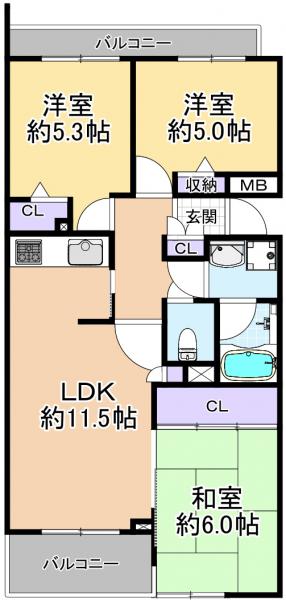 中古マンション 東京都練馬区石神井台1丁目石神井ガーデンハイツ 西武新宿線上石神井駅 2480万円
