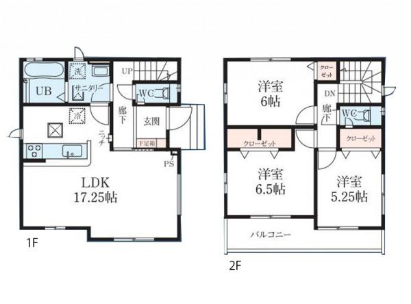 新築戸建 所沢市岩岡町 西武新宿線新所沢駅 3380万円