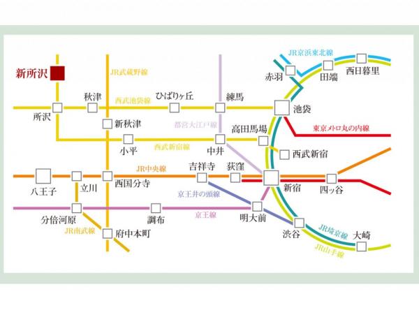 中古マンション 所沢市美原町２丁目 西武新宿線新所沢駅 3,290万円