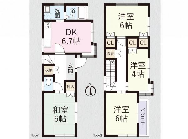 中古戸建 所沢市大字山口 西武狭山線下山口駅 1,490万円