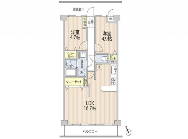 中古マンション 所沢市けやき台２丁目 西武新宿線新所沢駅 2,180万円
