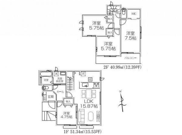 新築戸建 所沢市大字山口 西武狭山線西武球場前駅 2,790万円
