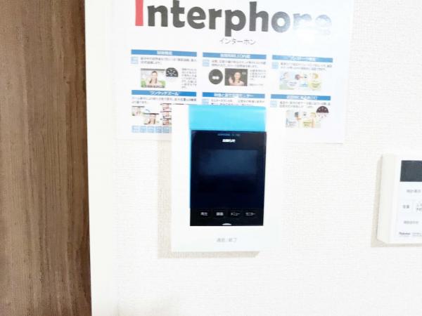 所沢市上新井2丁目第16期　新築分譲住宅全5棟 TVモニター付きインターフォン