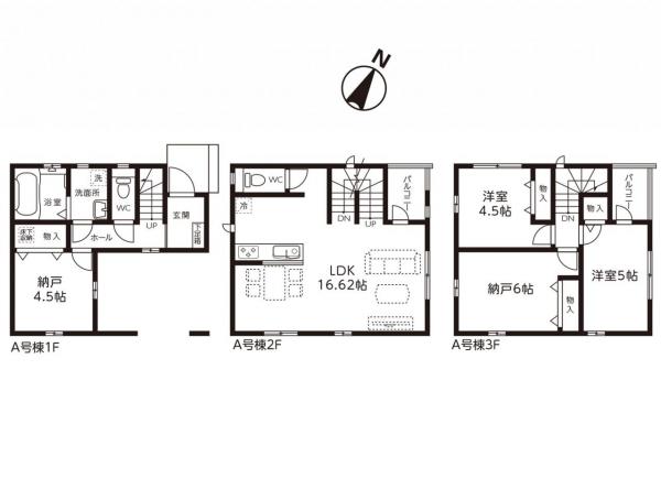 新築戸建 所沢市弥生町 西武新宿線新所沢駅 3,890万円