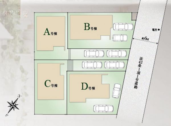 新築戸建 所沢市東所沢３丁目 JR武蔵野線東所沢駅 3,550万円