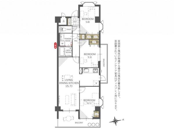 中古マンション 所沢市小手指台 西武池袋線西所沢駅 2,190万円
