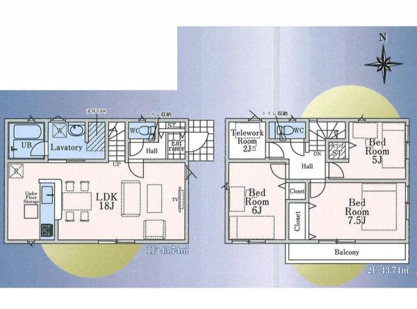 新築戸建 所沢市大字荒幡 西武池袋線西所沢駅 3,480万円