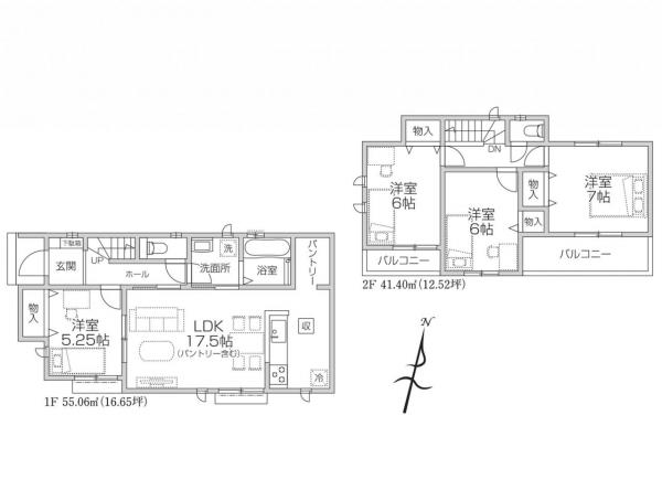 新築戸建 所沢市北原町 西武新宿線航空公園駅 3,990万円