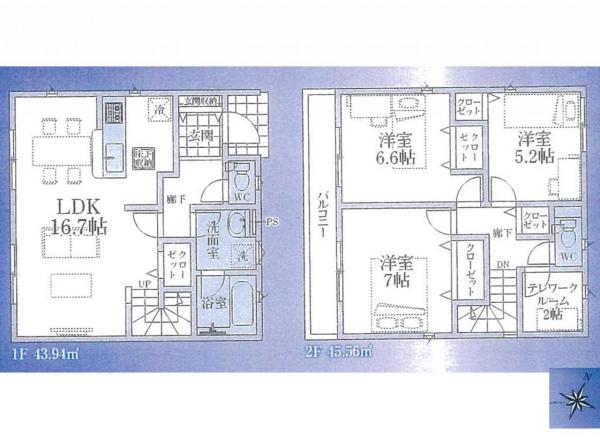 新築戸建 所沢市大字下富 西武新宿線新所沢駅 2,990万円