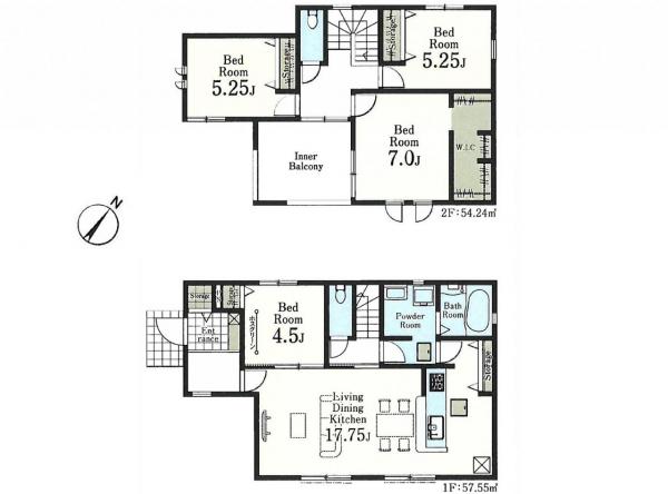 新築戸建 所沢市北野南１丁目 西武池袋線小手指駅 3,830万円