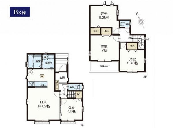 新築戸建 所沢市大字山口 西武池袋線西所沢駅 3,590万円