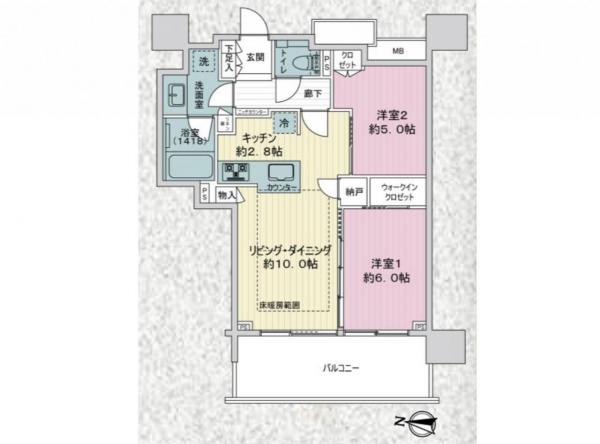 中古マンション 所沢市東住吉 西武池袋線所沢駅 7,198万円