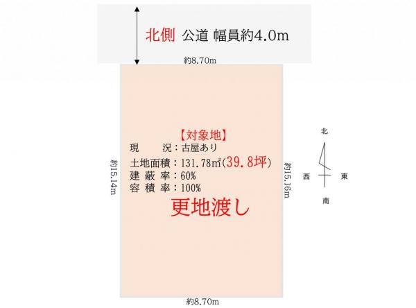 土地 所沢市宮本町２丁目 西武新宿線航空公園駅 3,480万円