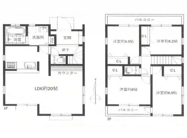 中古戸建 所沢市大字山口 西武池袋線西所沢駅 3,380万円